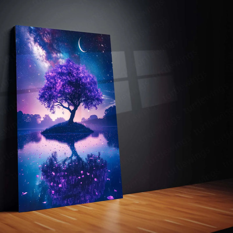 Urban Aesthetic Metal Poster | Aesthetic Tree Metal Poster – Nature-Inspired Wall Art 02 - TURTLEWINGS 