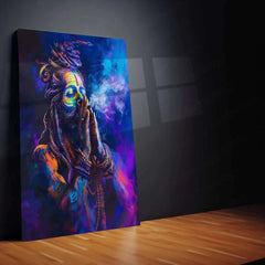 Aghori Metal Poster – Mystical Shiva Sadhu Wall Art | Spiritual & Dark Aesthetic Decor - TURTLEWINGS 