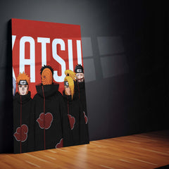 Anime Metal Poster Set of 3 | Naruto | Akatsuki Members Group Wall Art – product image 4