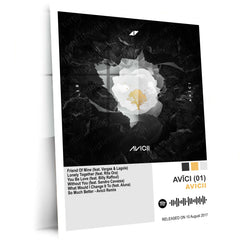 Avicii – Complete Album Collection | Set of 8 | Set of 4 | Premium Metal Poster Set