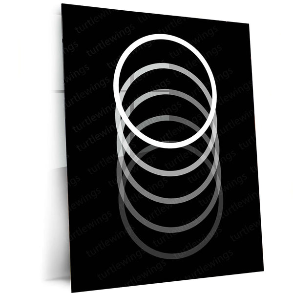 🎨 Abstract Art Metal Frame Poster | Modern Aesthetic Wall Décor for Creative Spaces - TURTLEWINGS 