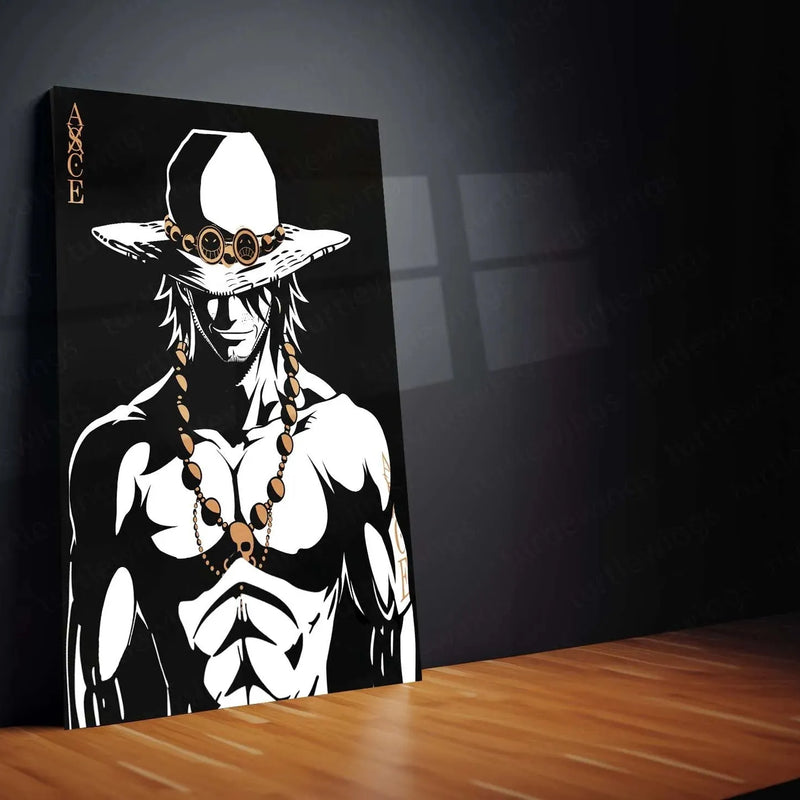 Anime Metal Poster | Ace, Luffy & Sabo Metal Poster Set – One Piece Brothers Wall Art Collection - TURTLEWINGS 