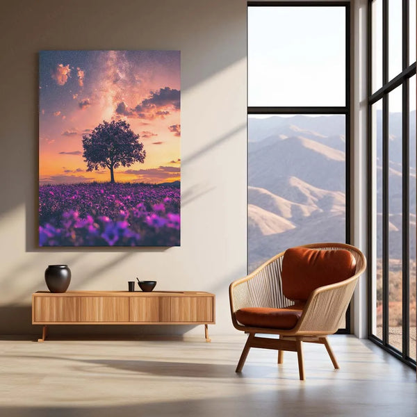 Urban Aesthetic Metal Poster | Aesthetic Tree Metal Poster – Nature-Inspired Wall Art 01 - TURTLEWINGS 