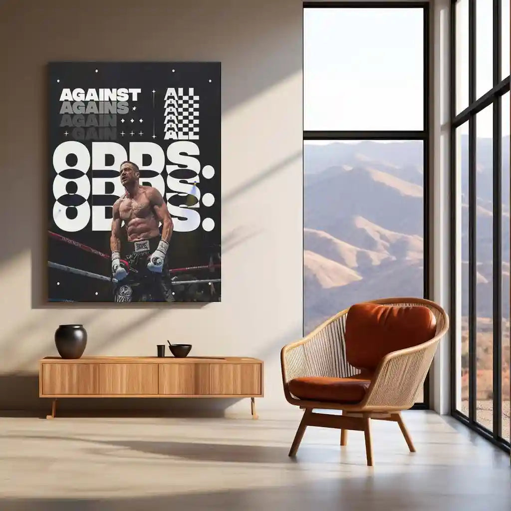 Against All Odds – Boxing Grit Metal Frame | TURTLEWINGS – TURTLEWINGS
