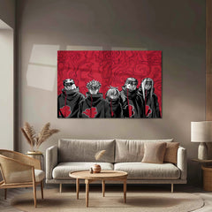 Anime Metal Poster | Akatsuki Legacy – Legendary Rogue Ninjas | Naruto Anime Wall Art  Akatsuki Clan Anime Metal Frame by TurtleWings