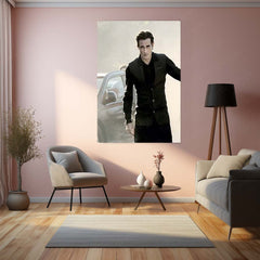 Akshaye Khanna – Dhurandhar Movie Metal Poster | Intense Cinematic Wall Art | Premium Metal Frame 02