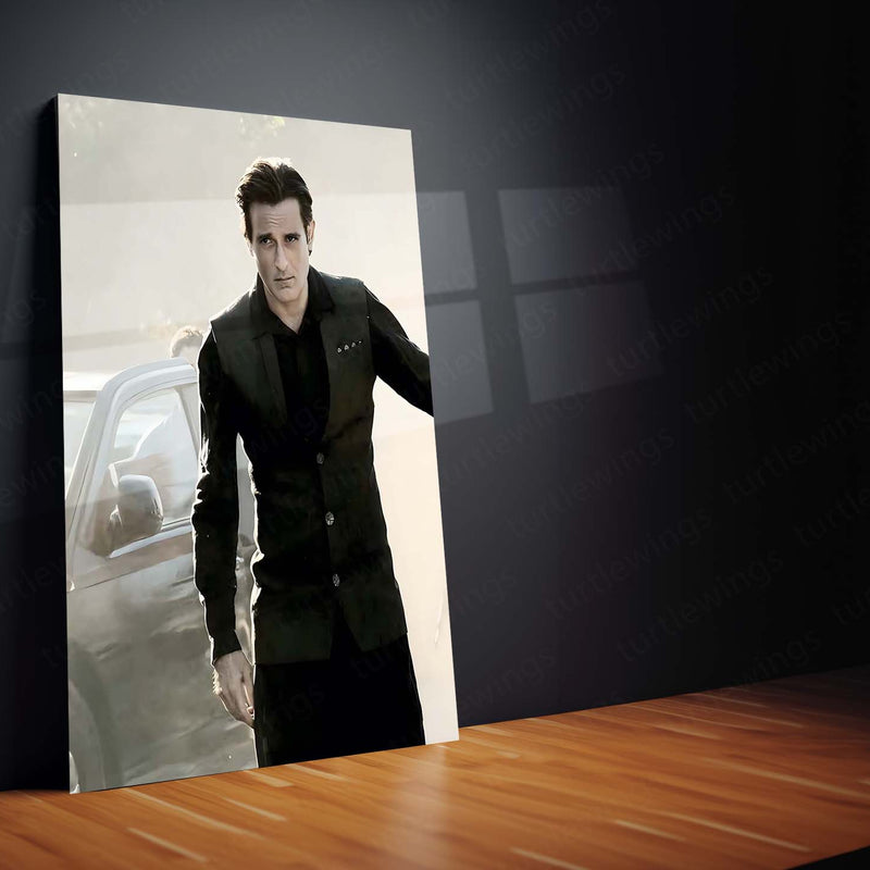 Akshaye Khanna – Dhurandhar Movie Metal Poster | Intense Cinematic Wall Art | Premium Metal Frame 02