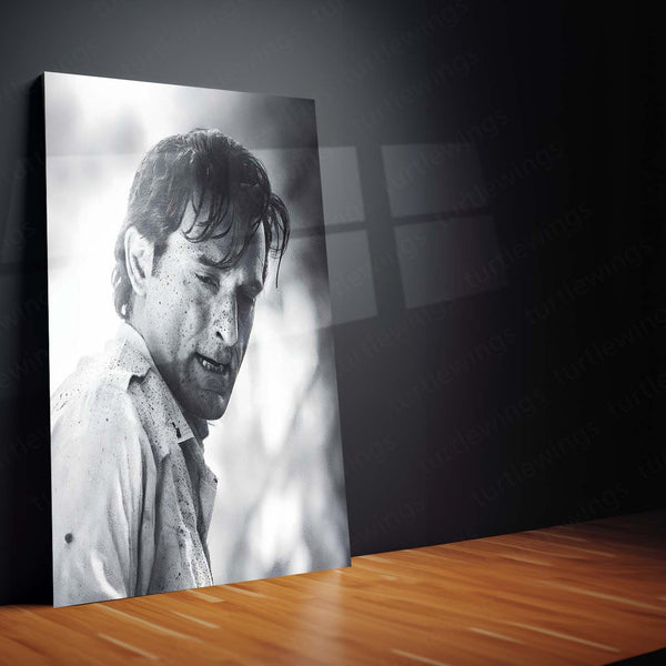 Akshaye Khanna – Dhurandhar Movie Metal Poster | Intense Cinematic Wall Art | Premium Metal Frame 03