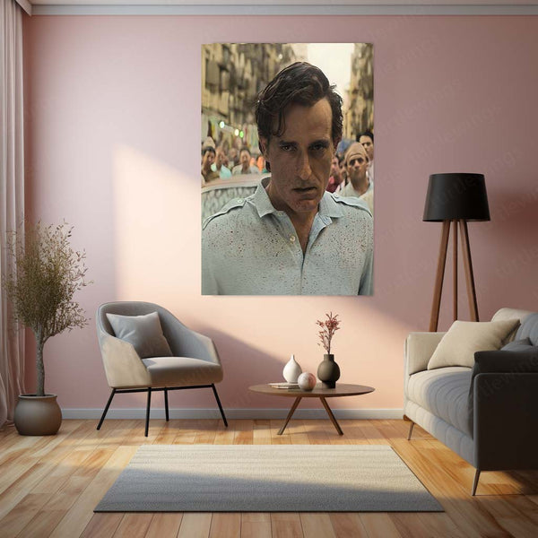 Akshaye Khanna – Dhurandhar Movie Metal Poster | Intense Cinematic Wall Art | Premium Metal Frame