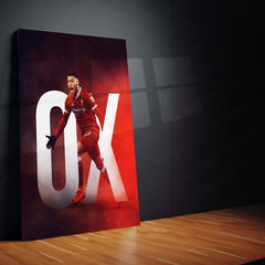 Alex Oxlade-Chamberlain “OX” Liverpool Graphic Poster – Metal Frame - TURTLEWINGS 