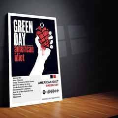 Green Day – Complete Album Collection | Set of 11 | Set of 8 | Set of 4 | Premium Metal Poster - TURTLEWINGS 