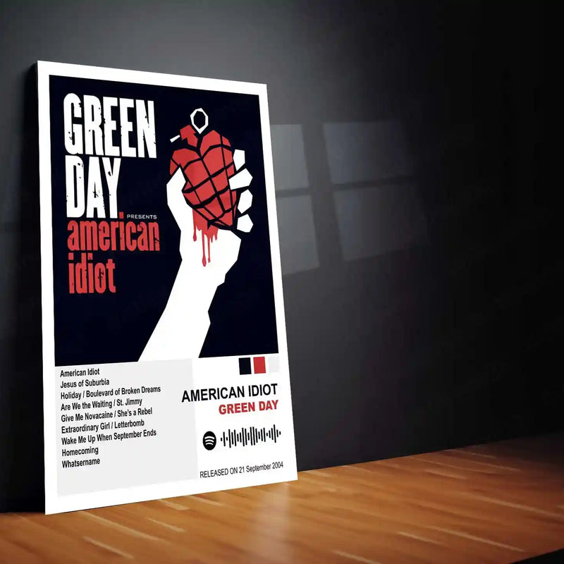 Green Day – Complete Album Collection | Set of 11 | Set of 8 | Set of 4 | Premium Metal Poster - TURTLEWINGS 