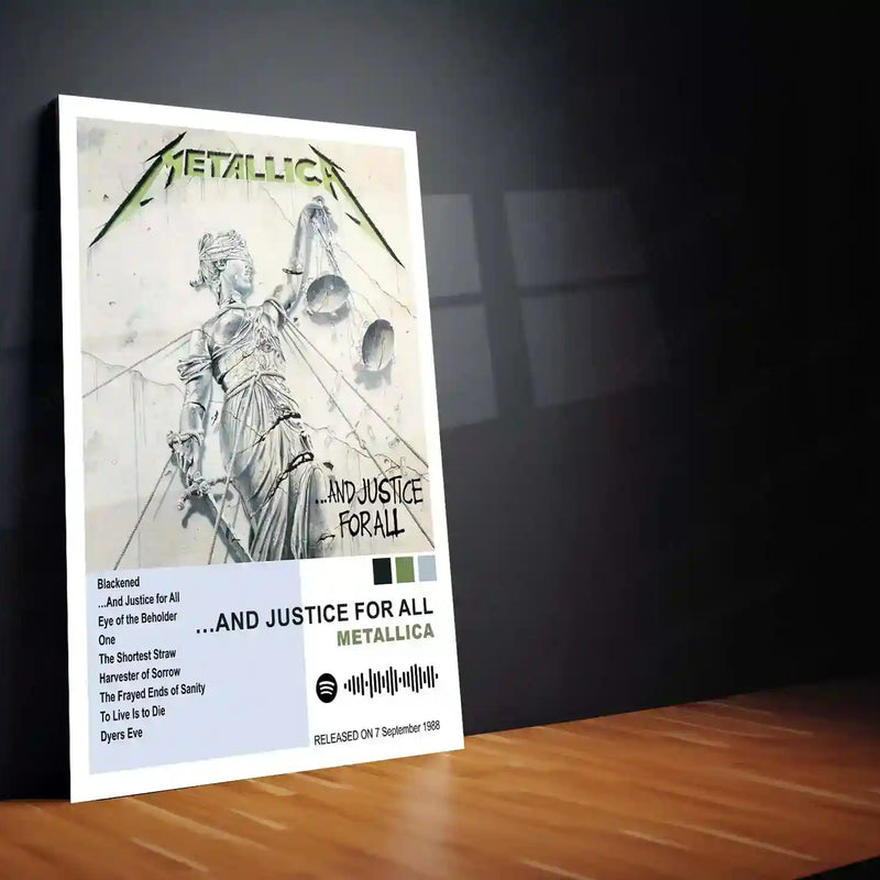 Metallica Complete Collection | Set of 11 | Set of 8 | Set of 4 | Album Posters Metal Frames Heavy Riffs. Legendary Albums. Thrash Metal History on Your Walls. - TURTLEWINGS 