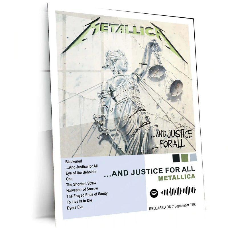Metallica Complete Collection | Set of 11 | Set of 8 | Set of 4 | Album Posters Metal Frames Heavy Riffs. Legendary Albums. Thrash Metal History on Your Walls. - TURTLEWINGS 