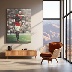 Ander Herrera Manchester United Action Pose – Metal Frame | Premium Football Poster - TURTLEWINGS 