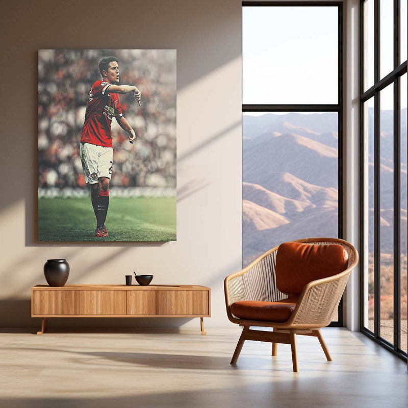 Ander Herrera Manchester United Action Pose – Metal Frame | Premium Football Poster - TURTLEWINGS 