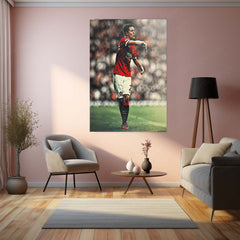 Ander Herrera Manchester United Action Pose – Metal Frame | Premium Football Poster - TURTLEWINGS 