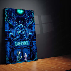 Anime Metal Poster | Angel’s Egg – Echoes of Silence | Surreal Art Metal Frame Poster