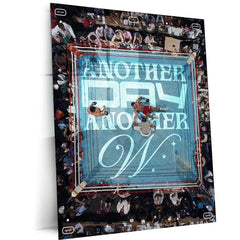 Another Day, Another W – Boxing Ring Victory Quote Metal Frame - TURTLEWINGS 