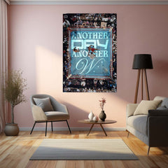 Another Day, Another W – Boxing Ring Victory Quote Metal Frame - TURTLEWINGS 