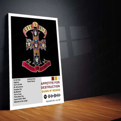 Guns N’ Roses Complete Collection | Set of 10 | Set of 8 | Set of 4 | Album Posters Metal Frames Hard Rock Legends. Raw Energy. Timeless Stage Power. - TURTLEWINGS 