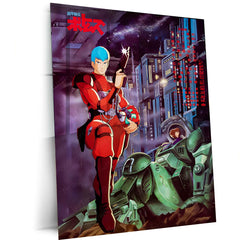 Anime Metal Poster | Armored Trooper VOTOMS – The Last Survivor | Mecha War Metal Frame Poster