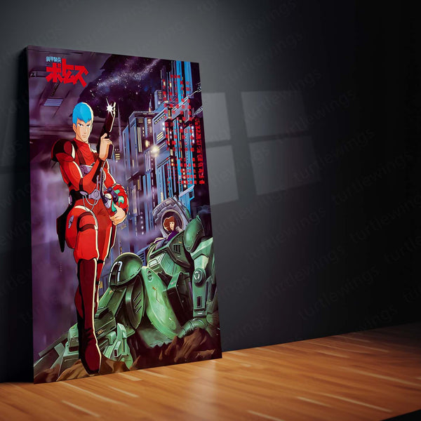 Anime Metal Poster | Armored Trooper VOTOMS – The Last Survivor | Mecha War Metal Frame Poster