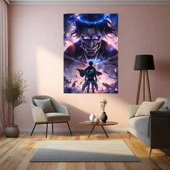 Anime Metal Poster | Attack on Titan – Stand Your Ground | Epic Anime Metal Frame Dark Resolve & Survival Instinct Wall Art | Legendary Anime Metal Poster - TURTLEWINGS 