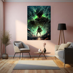 Attack on Titan Metal Poster | Anime Wall Frame Featuring Eren, Titans & Epic Action