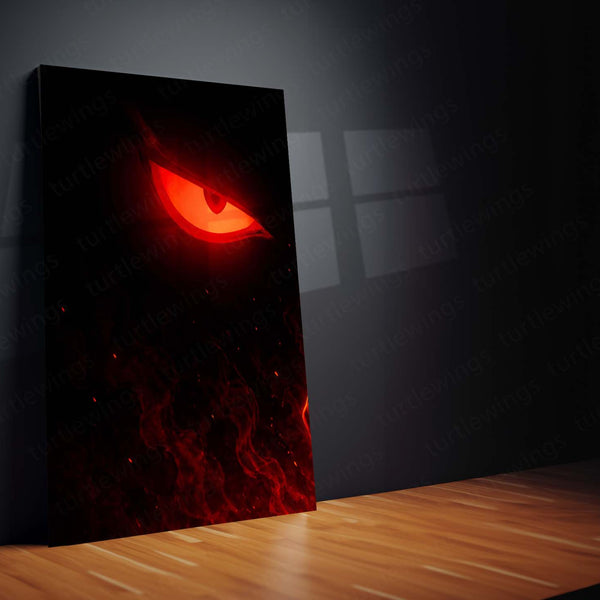 Anime Metal Poster Set of 3 | Jujutsu Kaisen | Ryomen Sukuna Crimson Aura & Cursed Eyes Triptych Wall Art – product image 3