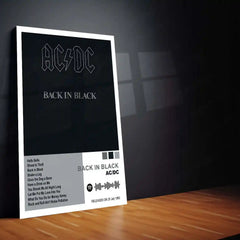 AC/DC Complete Album Collection | Set of 10 | Set of 8 | Set of 4 | Metal Frame Posters High Voltage. Pure Rock Energy. Legendary Wall Statement. - TURTLEWINGS 