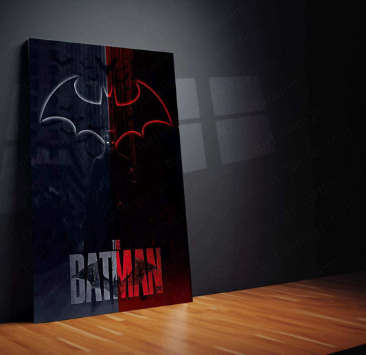 Batman Metal Poster – Dark Knight Wall Art | Gotham Hero Aesthetic Decor 2 - TURTLEWINGS 