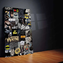 Batman Metal Poster – Dark Knight Wall Art | Gotham Hero Aesthetic Decor - TURTLEWINGS 