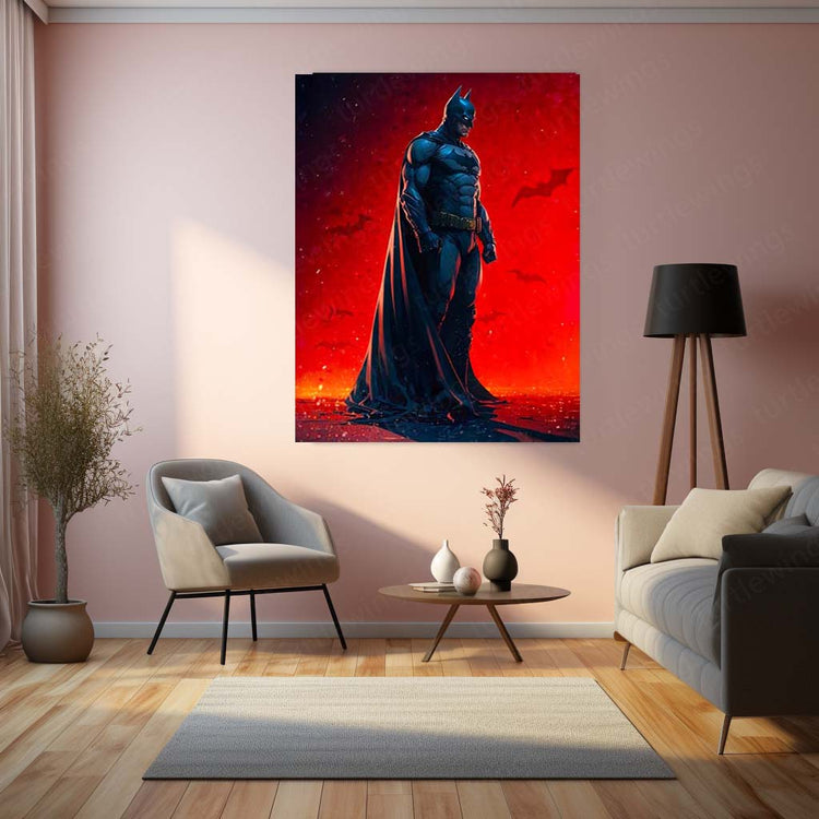 Dc Metal Poster |  Batman Metal Poster – The Dark Knight Wall Art 01