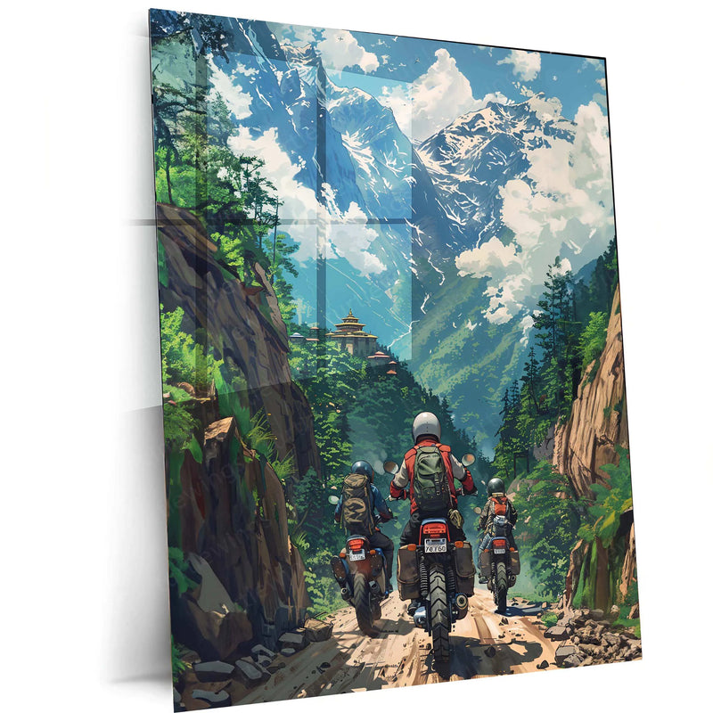 Bike Art Metal Poster – Stylish Motorcycle Wall Art | Biker & Speed Enthusiast Decor 2 - TURTLEWINGS 