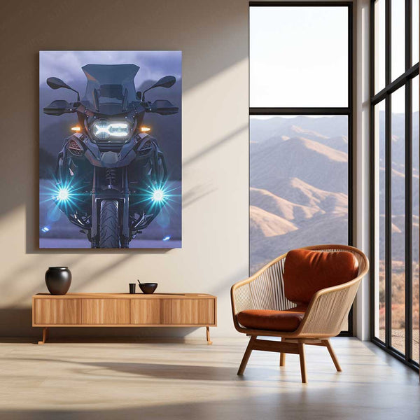 BMW R 1250 Bike Neon LED Metal Frame | Glowing Motorcycle Wall Art | Ride or Die Decor