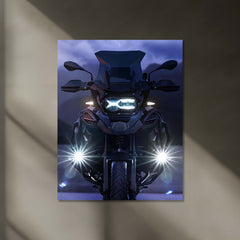 BMW R 1250 Bike Neon LED Metal Frame | Glowing Motorcycle Wall Art | Ride or Die Decor