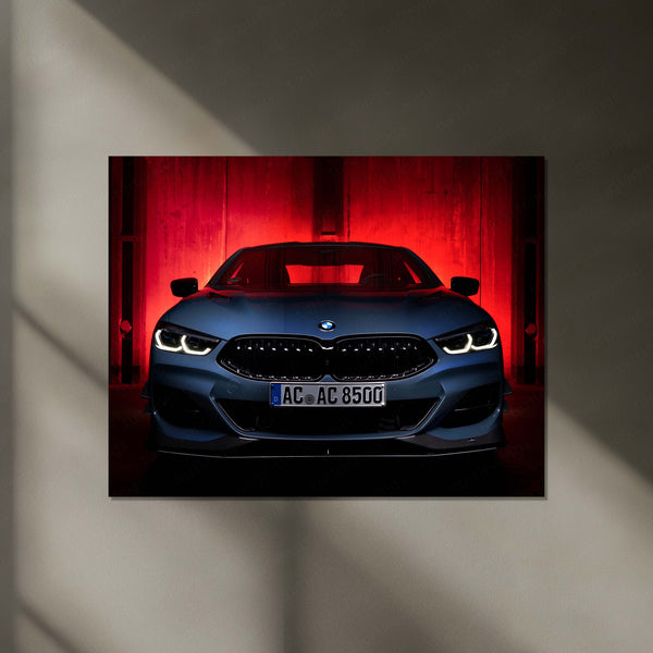 BMW AC Schnitzer ACS8 – Luxury Performance Car Neon LED Metal Poster | Supercar Wall Frame