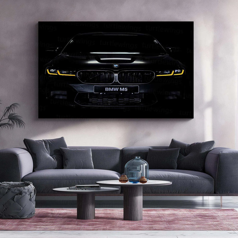 BMW M5 Neon LED Metal Frame - TURTLEWINGS 