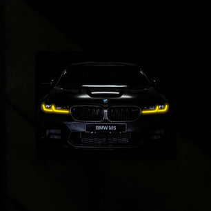 BMW M5 Neon LED Metal Frame - TURTLEWINGS 