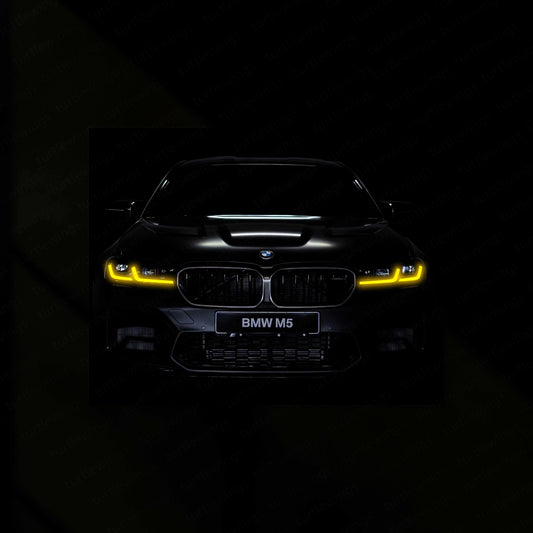 BMW M5 Neon LED Metal Frame - TURTLEWINGS 