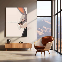 Bugs Bunny Quote Metal Poster – Classic Cartoon Wall Art | Fun & Witty Decor - TURTLEWINGS 
