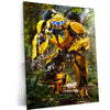 Bumblebee Transformer Metal Poster – Iconic Autobot Wall Art