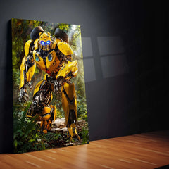 Bumblebee Transformer Metal Poster – Iconic Autobot Wall Art - TURTLEWINGS 