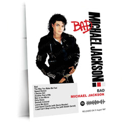 Michael Jackson – Complete Album Collection | Set of 10 | Set of 8 | Set of 4 | Premium Metal Poster Set