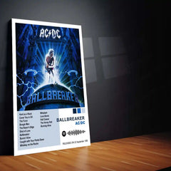 AC/DC Complete Album Collection | Set of 10 | Set of 8 | Set of 4 | Metal Frame Posters High Voltage. Pure Rock Energy. Legendary Wall Statement. - TURTLEWINGS 