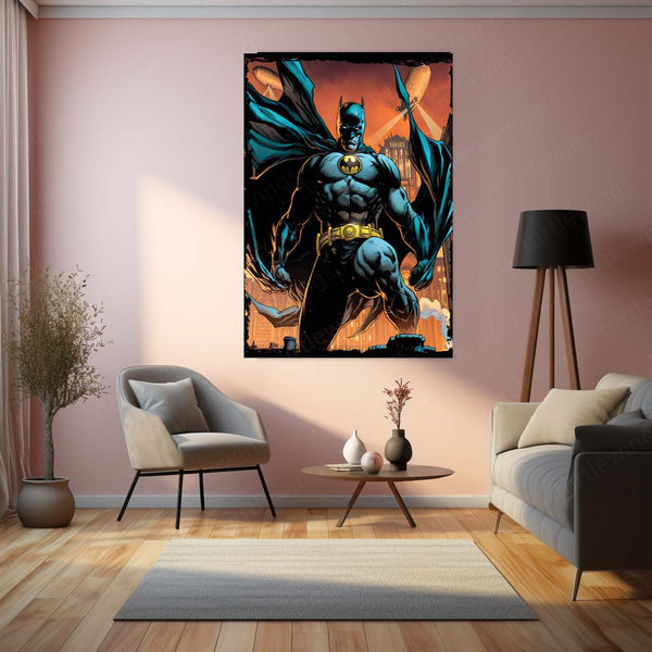 Batman – Dark Knight Metal Poster | Gotham’s Protector Wall Frame | DC Superhero Art