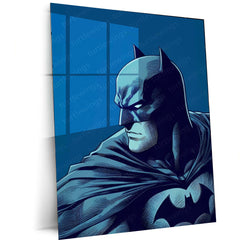 🦇 Batman Metal Frame Poster | Dark Knight Wall Art for Superhero Fans - TURTLEWINGS 