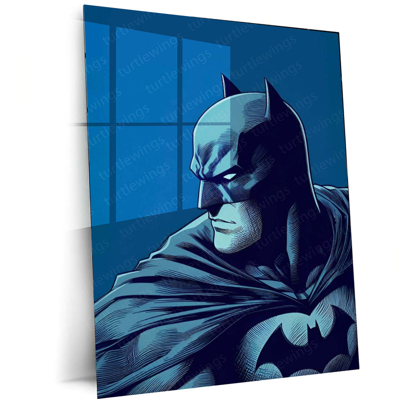 🦇 Batman Metal Frame Poster | Dark Knight Wall Art for Superhero Fans - TURTLEWINGS 