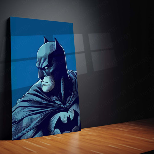 🦇 Batman Metal Frame Poster | Dark Knight Wall Art for Superhero Fans - TURTLEWINGS 